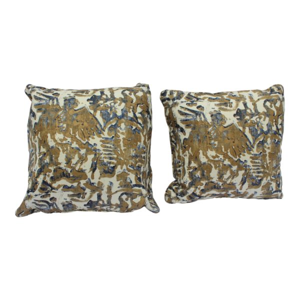 contemporary-printed-linen-navy-blue-and-bronze-down-pillows-a-pair-8110
