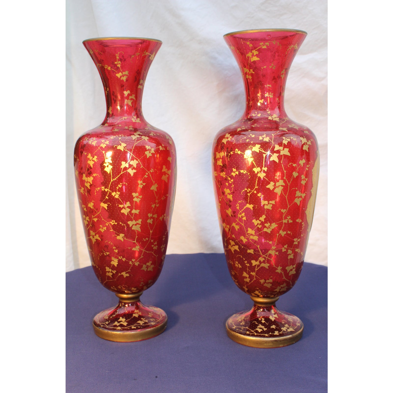 czechoslovakianbohemian-glass-vases-with-raised-painted-panels-a-pair-2889