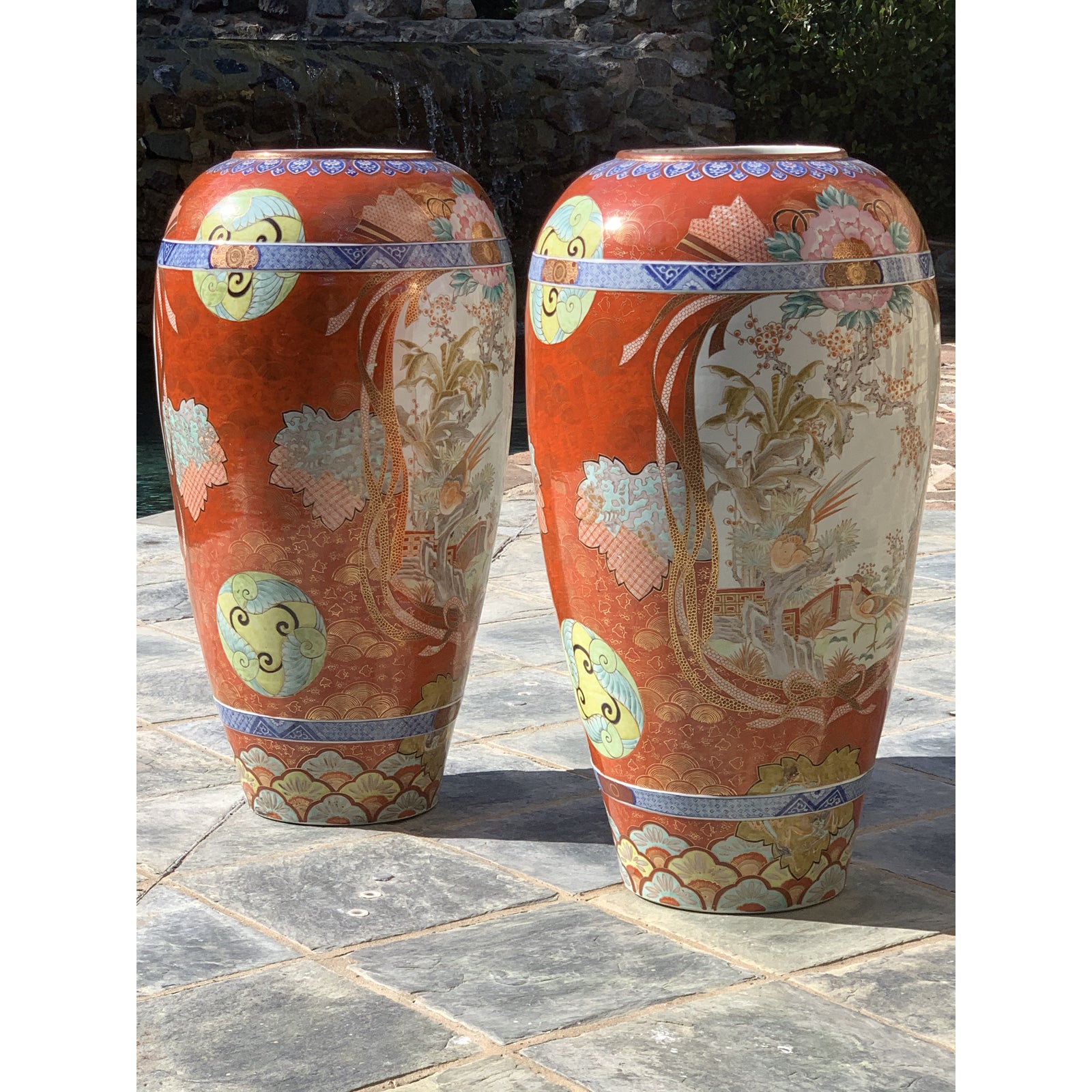 monumental-antique-japanese-kutani-vases