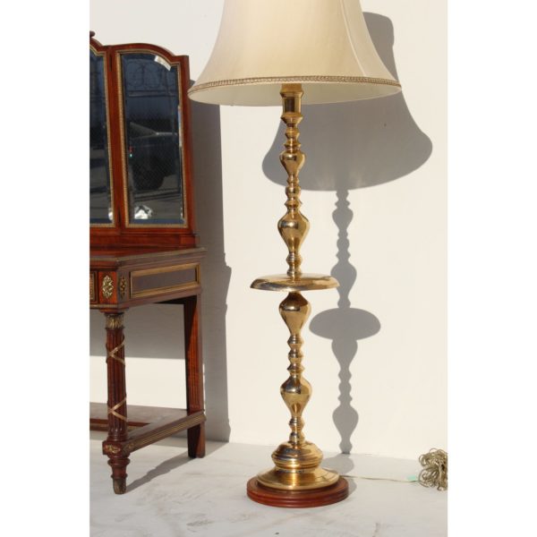 1960s-hollywood-regency-brass-floor-lamp-with-shade-0186