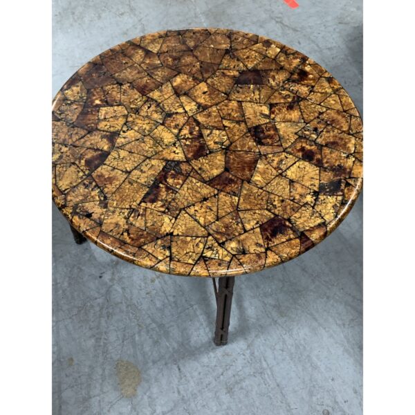 2000s Kreiss Coconut Shell Cocktail Table