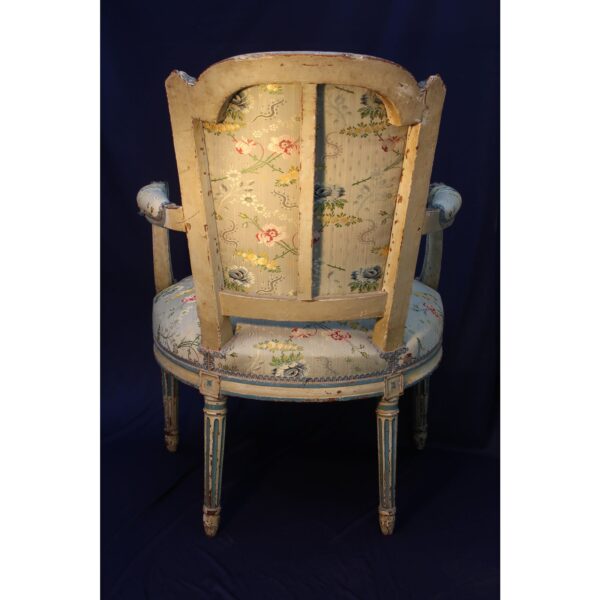 18th19th century louis xvi armchair provenance ivan bowksi estate la jolla ca 8069