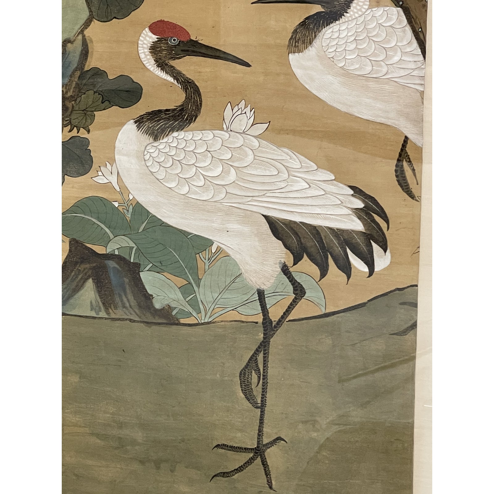 1920s-chinese-botanical-and-figurative-scroll-painting-panels-framed-set-of-8-9640
