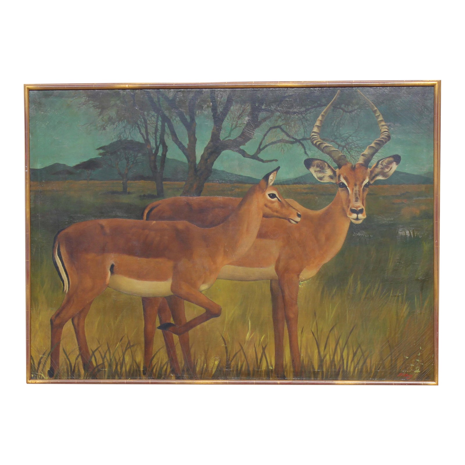 20th-c-cabin-deer-country-monumental-art-55-foot-deer-painting-7474