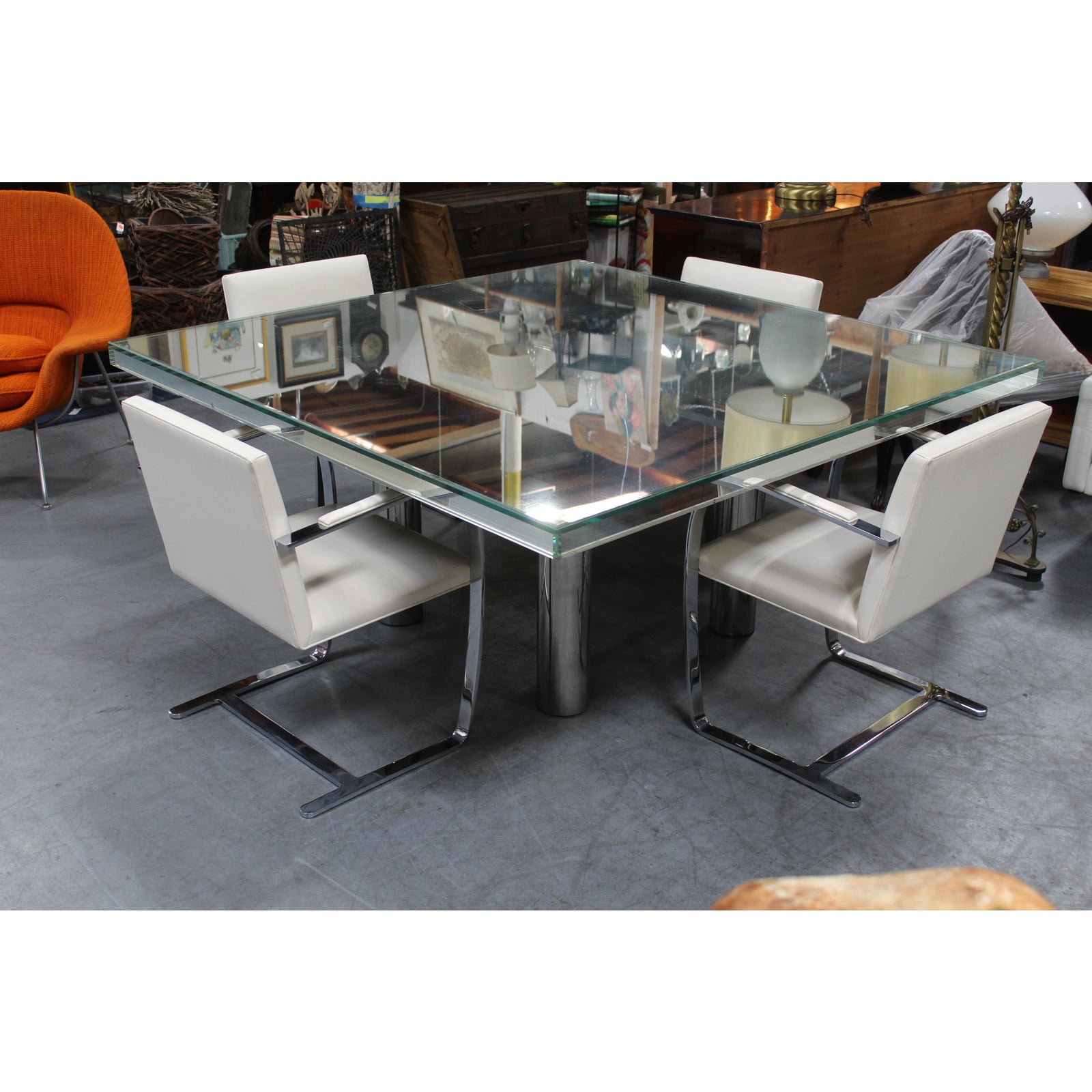 70s-italian-glass-mirror-dining-table-4539
