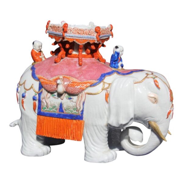 chinese porcelain elephant 3236
