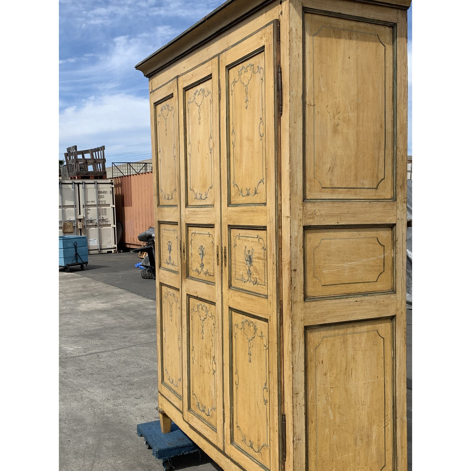italian-neoclassic-painted-armoire-8116