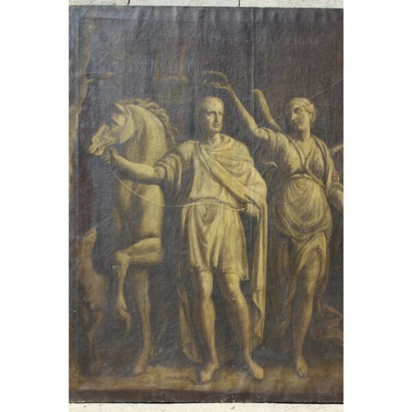 monumental 18th century italian neoclassical oil painting 5912