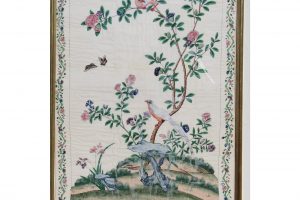 19th-century-chinese-export-painting-wallpaper-framed-9427