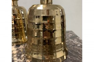 beehive-motif-mid-century-brass-candlesticks-a-pair-3641 beehive-motif-mid-century-brass-candlesticks-a-pair-3641
